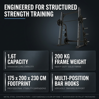 Fitness Equipment Strength Exercise Shoulder Press Smith Machine — Results & Stats