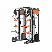 Smith Machine Cable Crossover Built for Full-Body Training, Multifunction Strength System, Durable Metal Frame