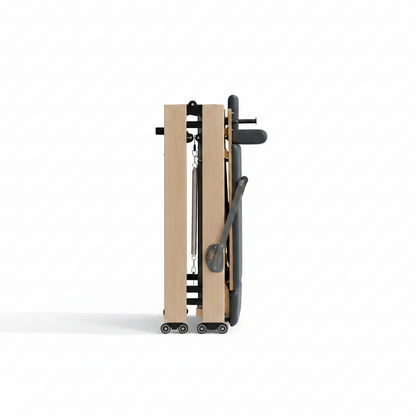 Foldable Pilates Reformer & Equipment - Pilates Reformer Workout Machine for Home Gym with Reformer Accessories, Reformer Box, Padded Jump Board - up to 300 Lbs Weight Capacity