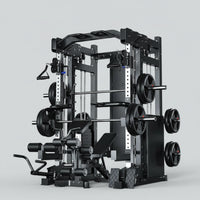 Smith Machine Cable Crossover Built for Full-Body Training, Multifunction Strength System, Durable Metal Frame