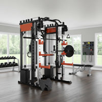 Smith Machine Cable Crossover Built for Full-Body Training, Multifunction Strength System, Durable Metal Frame